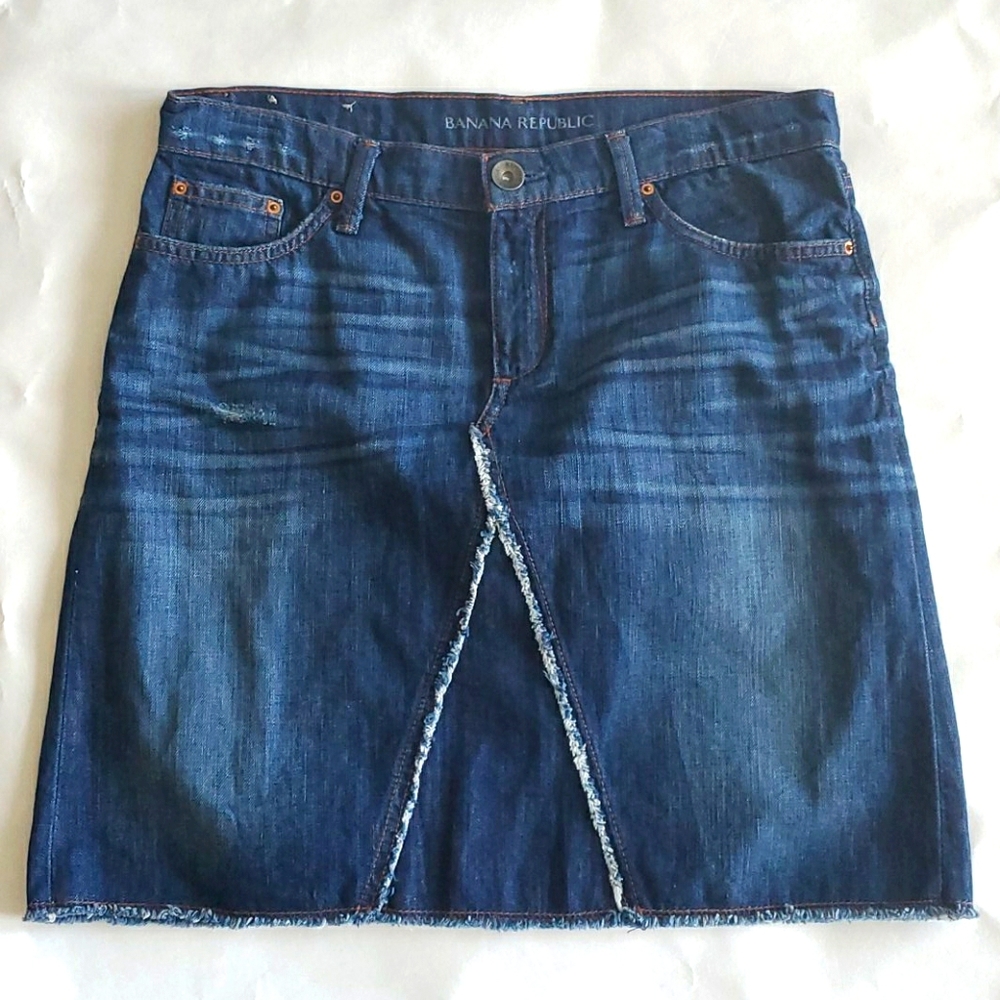 Banana Republic - Jean Mini Skirt